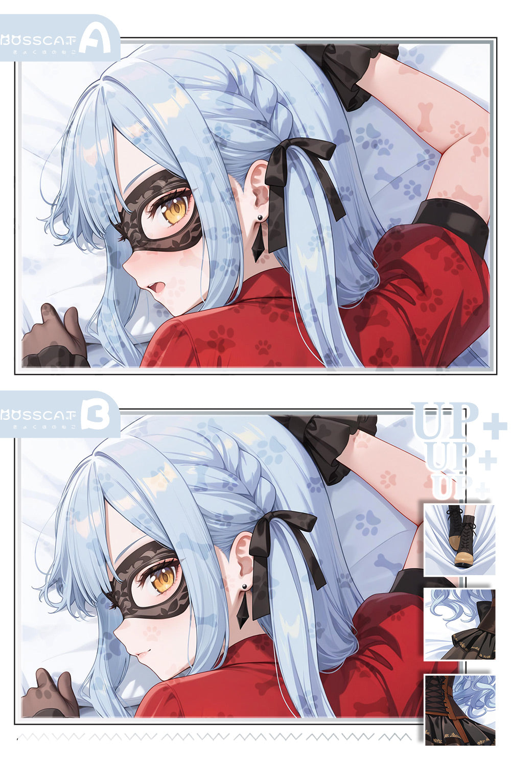 Domineering Cat Original bang dream Fengchuan Xiangzi anime peripherals waiting for pillows 2D pillow case cotton pillow