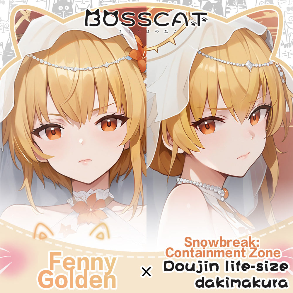 Domineering Cat Original Snowbreak: Containment Zone Fennie Anime Peripherals Pillowcase Customizable Pillow Cover