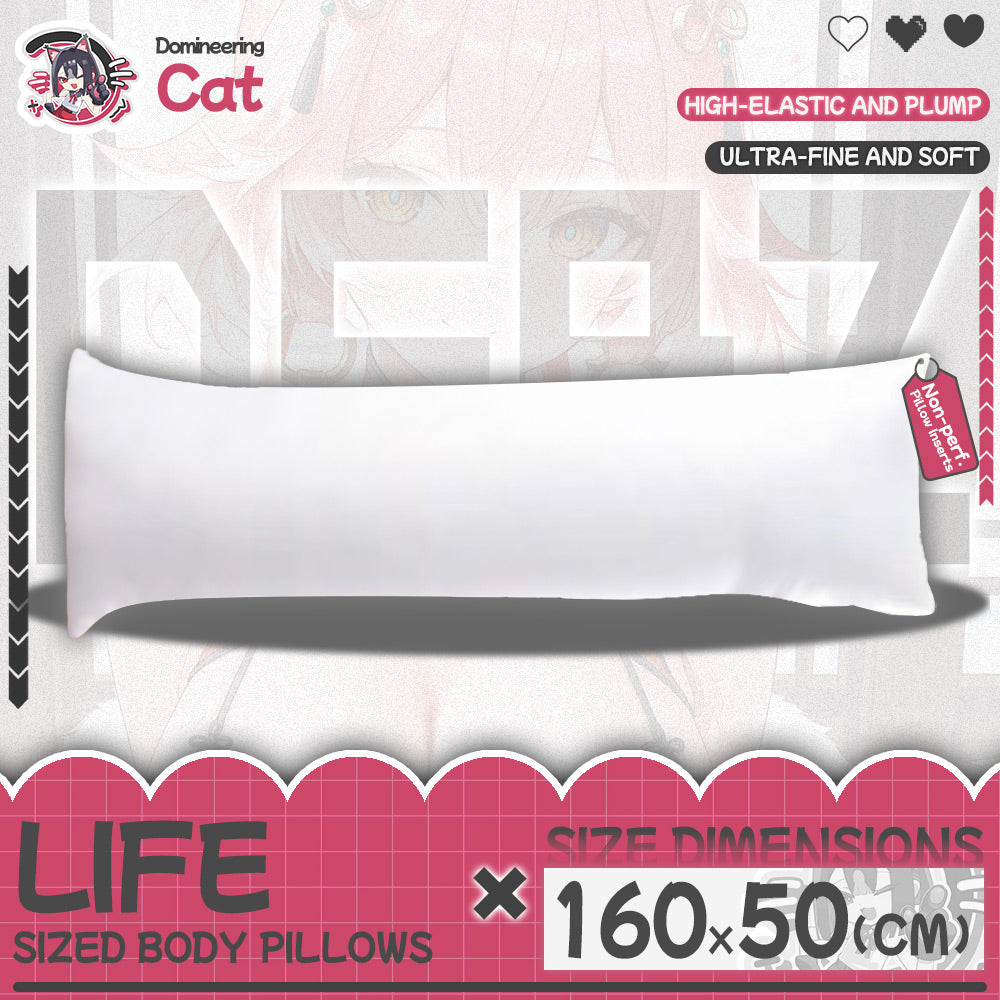Domineering Cat Seven-hole Cotton Down Cotton 60x180 Anime Peripheral Standard body Pillow Core