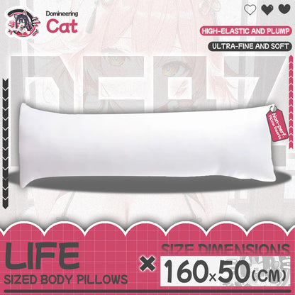 Domineering Cat Seven-hole Cotton Down Cotton 60x180 Anime Peripheral Standard body Pillow Core