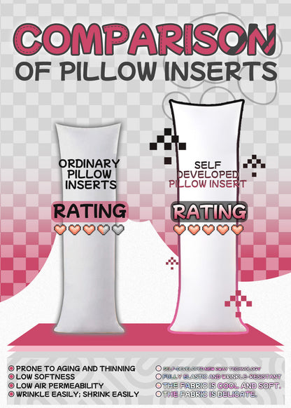 Domineering Cat Seven-hole Cotton Down Cotton 60x180 Anime Peripheral Standard body Pillow Core