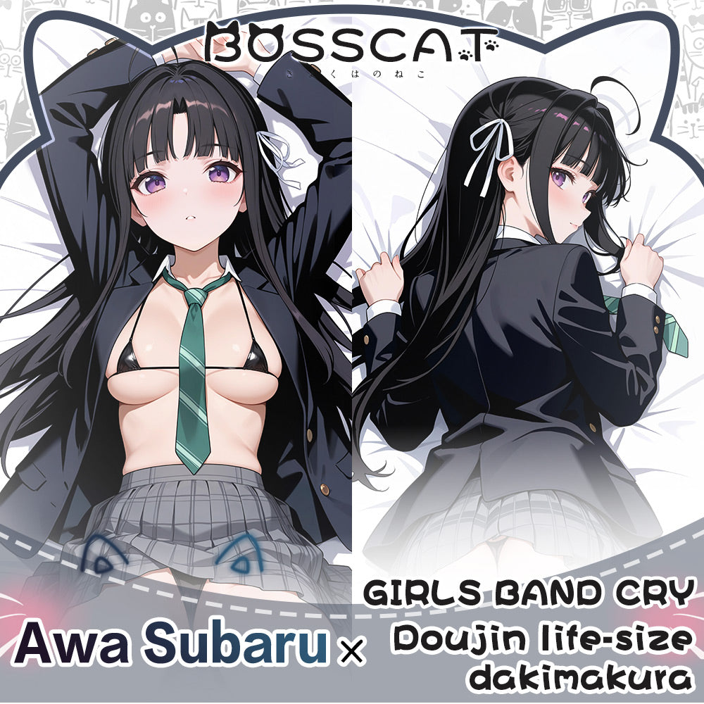 Domineering Cat original girls band cry An He'ang anime peripherals etc. Pillow 2D pillow case cotton pillow
