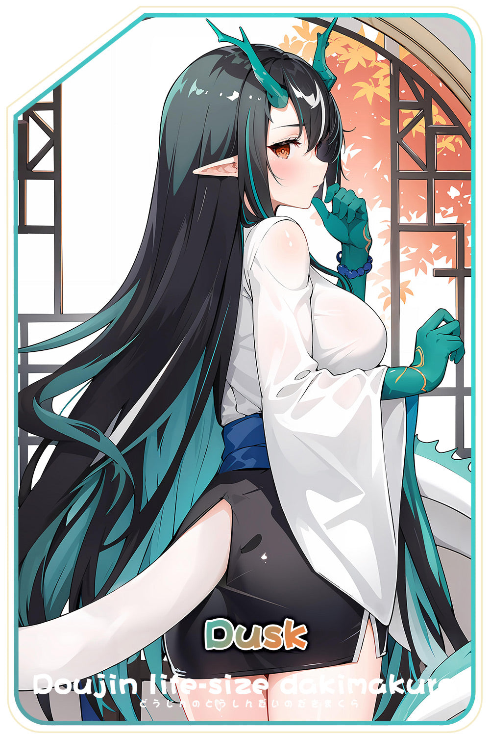 Domineering Cat Original Arknights Dusk1 Otaku  Hole-opening body pillow cover