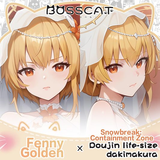 Domineering Cat Original Snowbreak: Containment Zone Fennie Anime Peripherals Pillowcase Customizable Pillow Cover