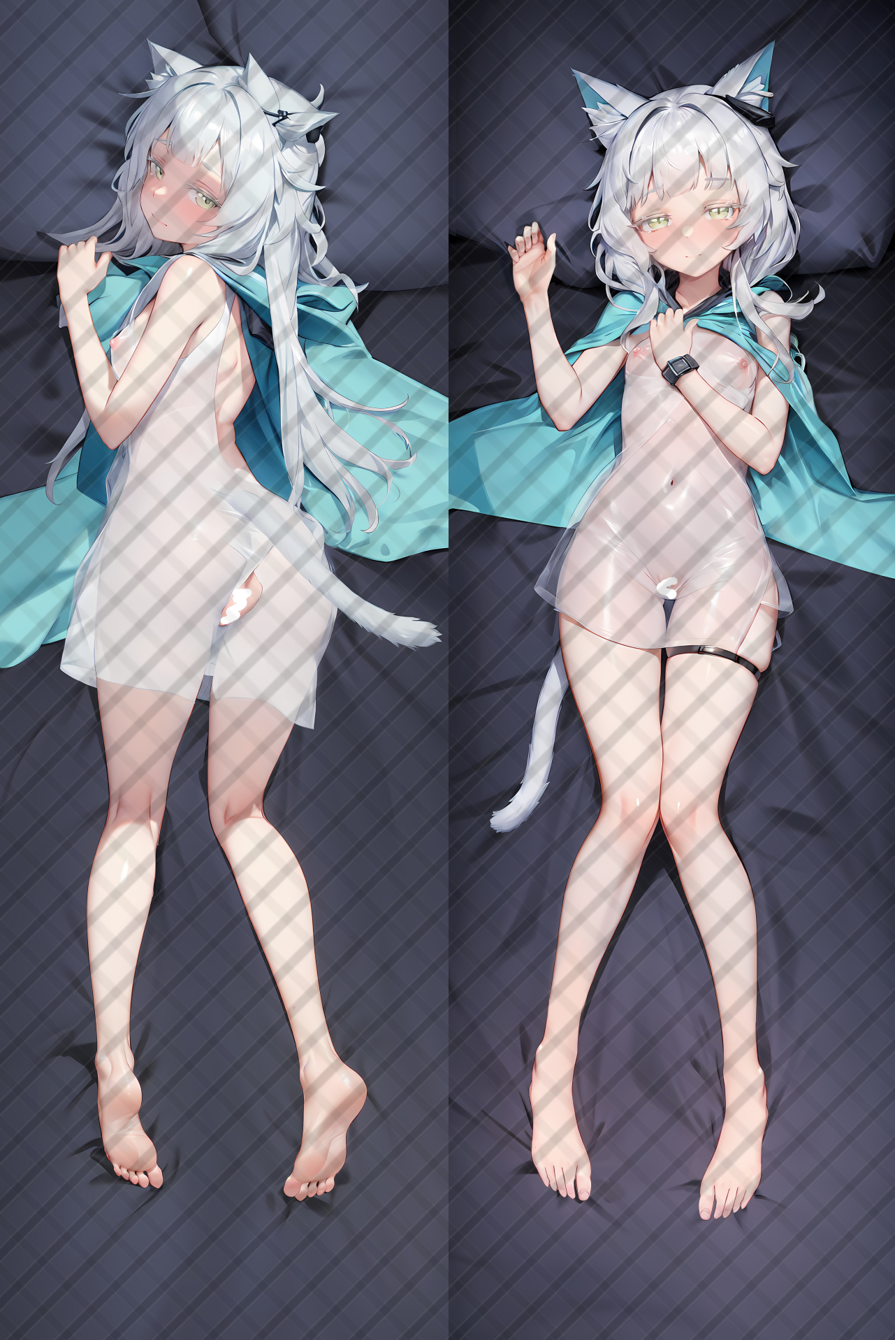 Domineering Cat Arknights Rosmontis Pillow cover