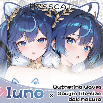 Domineering cat original Mingchao Yuno animation peripherals etc. Pillow 2D pillow case Cotton pillow can be customized pillow case