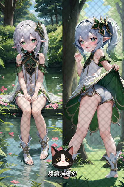 Domineering Cat Genshin Impact Nahida Pillow cover