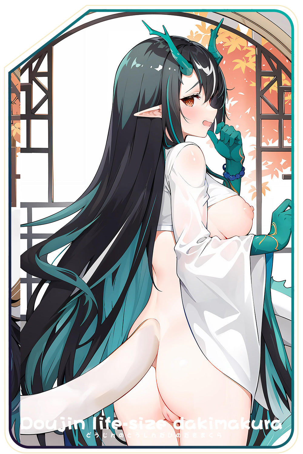 Domineering Cat Original Arknights Dusk1 Otaku  Hole-opening body pillow cover