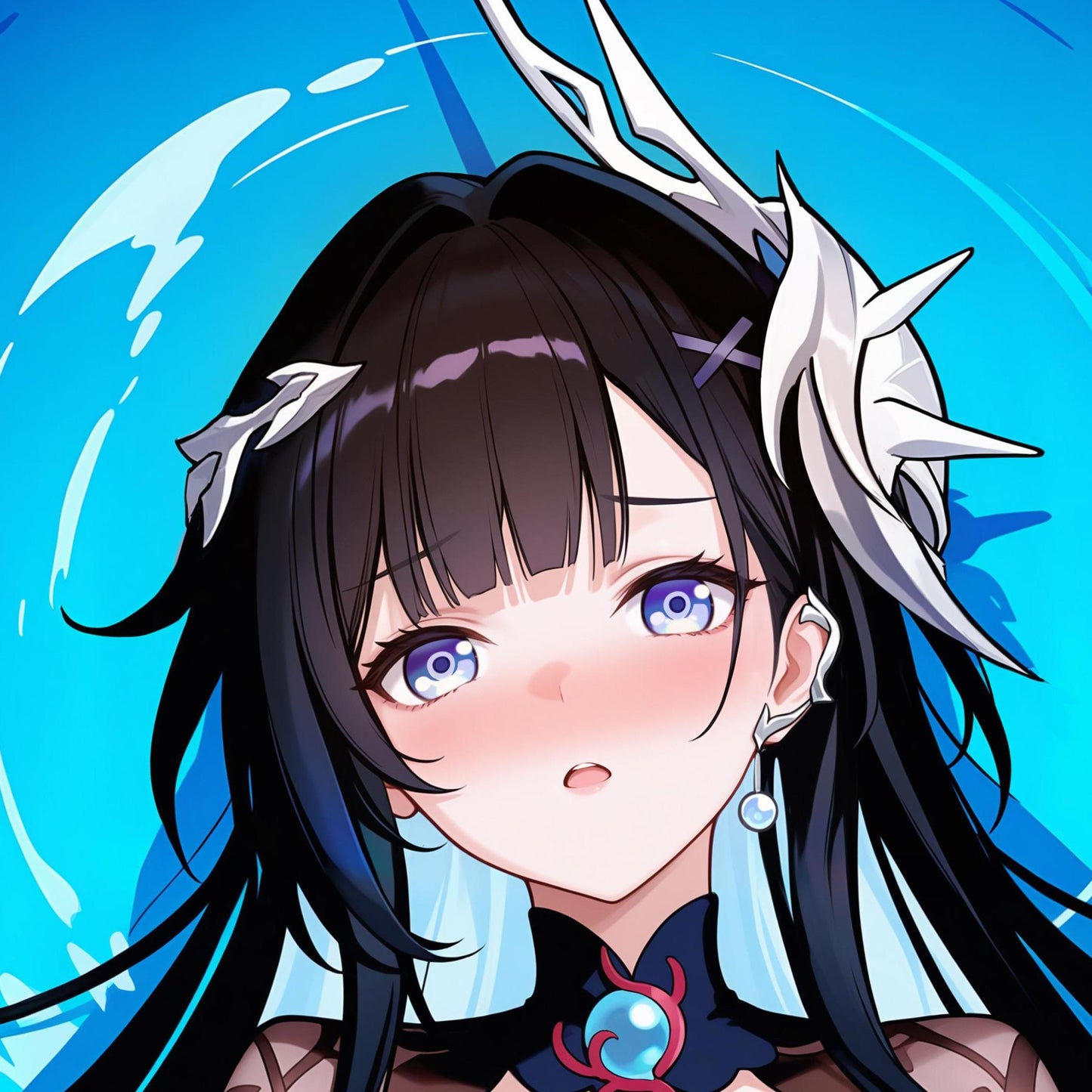 Domineering Cat Honkai：Star Rail Hysilens Pillow cover