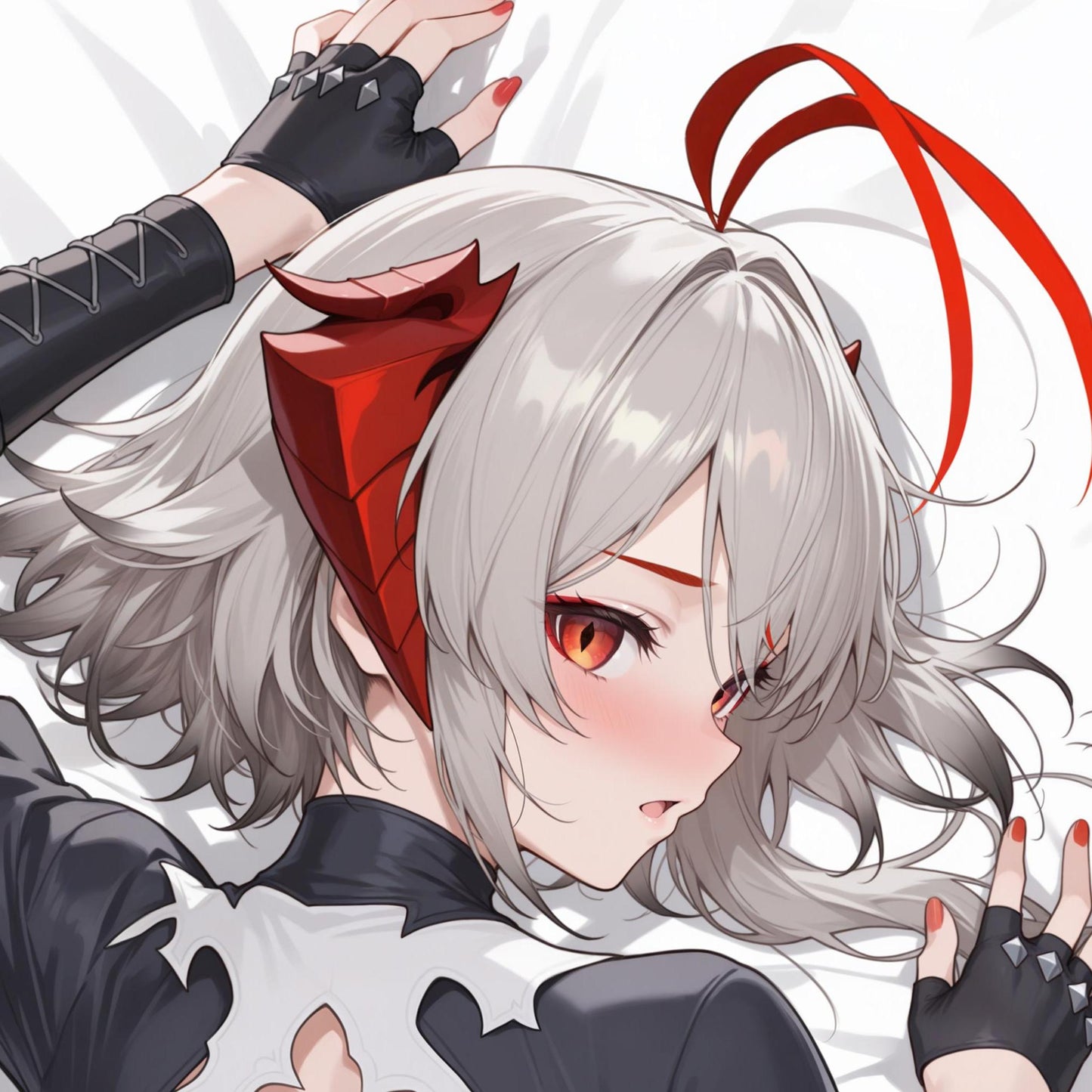 Domineering Cat Arknights Wiš'adel Pillow cover