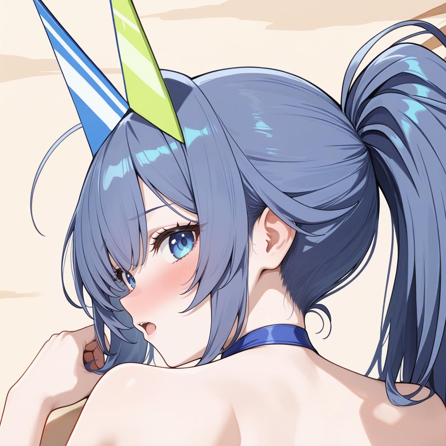 Domineering Cat Azur Lane USS New Jersey Pillow cover