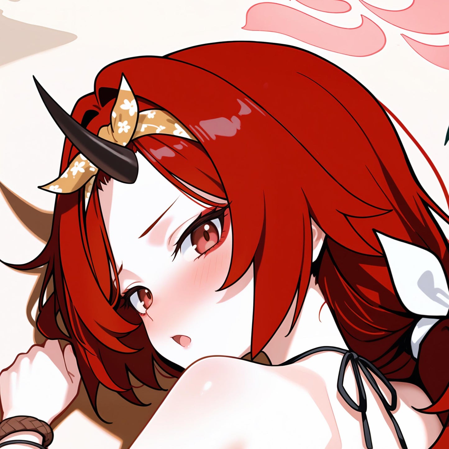 Domineering Cat Blue Archive  不破レンゲ Pillow cover