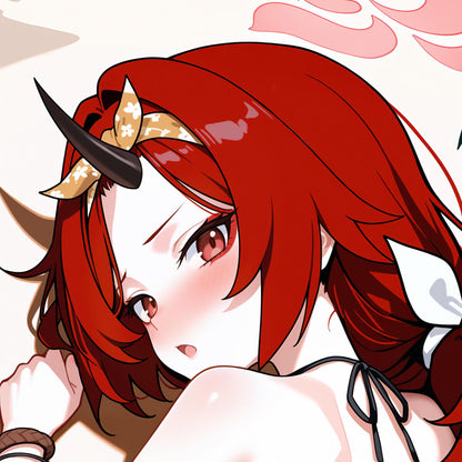 Domineering Cat Blue Archive  不破レンゲ Pillow cover