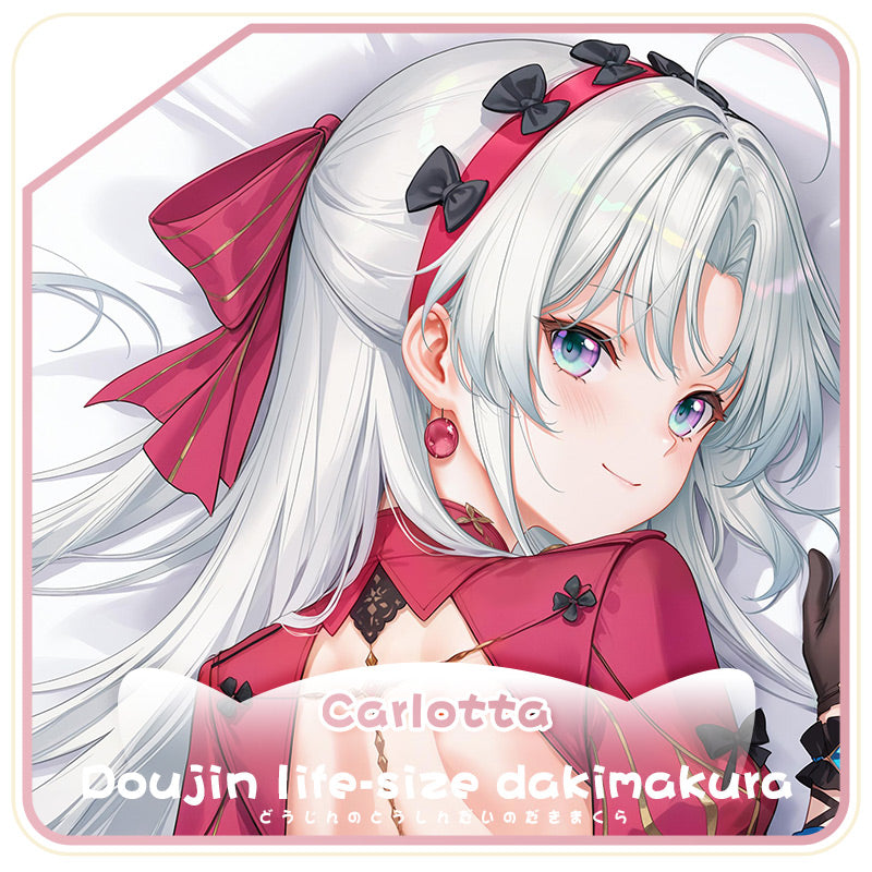 Domineering Cat Original  Wuthering Waves Carlotta Montelli Full-body Pillow Anime Peripherals Long Pillow Otaku New 2way Pillowcase