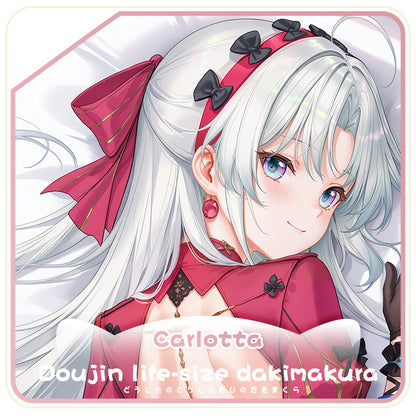 Domineering Cat Original  Wuthering Waves Carlotta Montelli Full-body Pillow Anime Peripherals Long Pillow Otaku New 2way Pillowcase