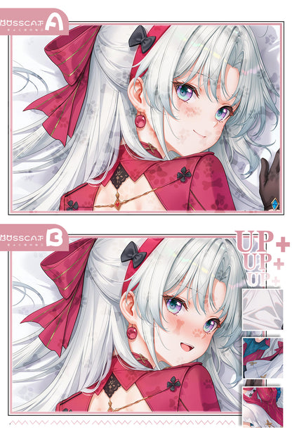 Domineering Cat Original  Wuthering Waves Carlotta Montelli Full-body Pillow Anime Peripherals Long Pillow Otaku New 2way Pillowcase