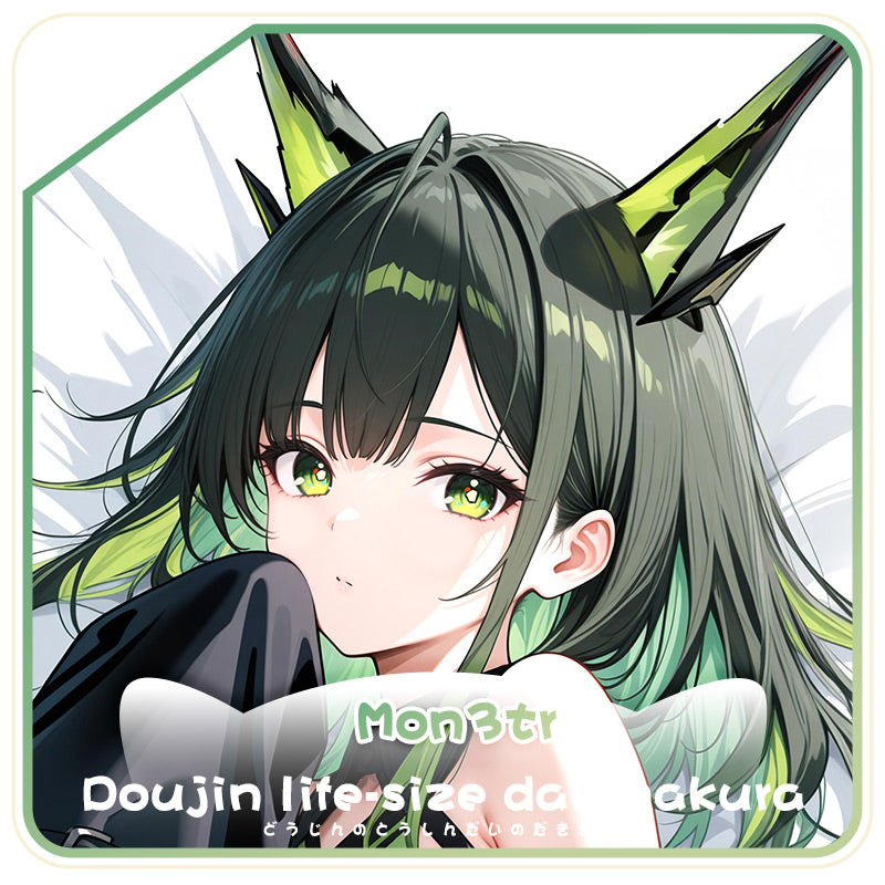 Domineering Cat Original Arknights Mon3tr Anime Peripherals Full-body Pillow Eight-color Printing Pillowcase High Quality Functional Pillow