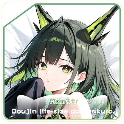 Domineering Cat Original Arknights Mon3tr Anime Peripherals Full-body Pillow Eight-color Printing Pillowcase High Quality Functional Pillow