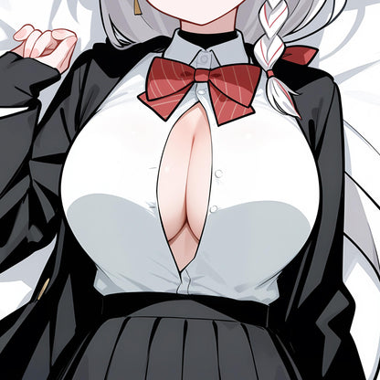 Domineering Cat Blue Archive Shirao Eri  Pillow cover