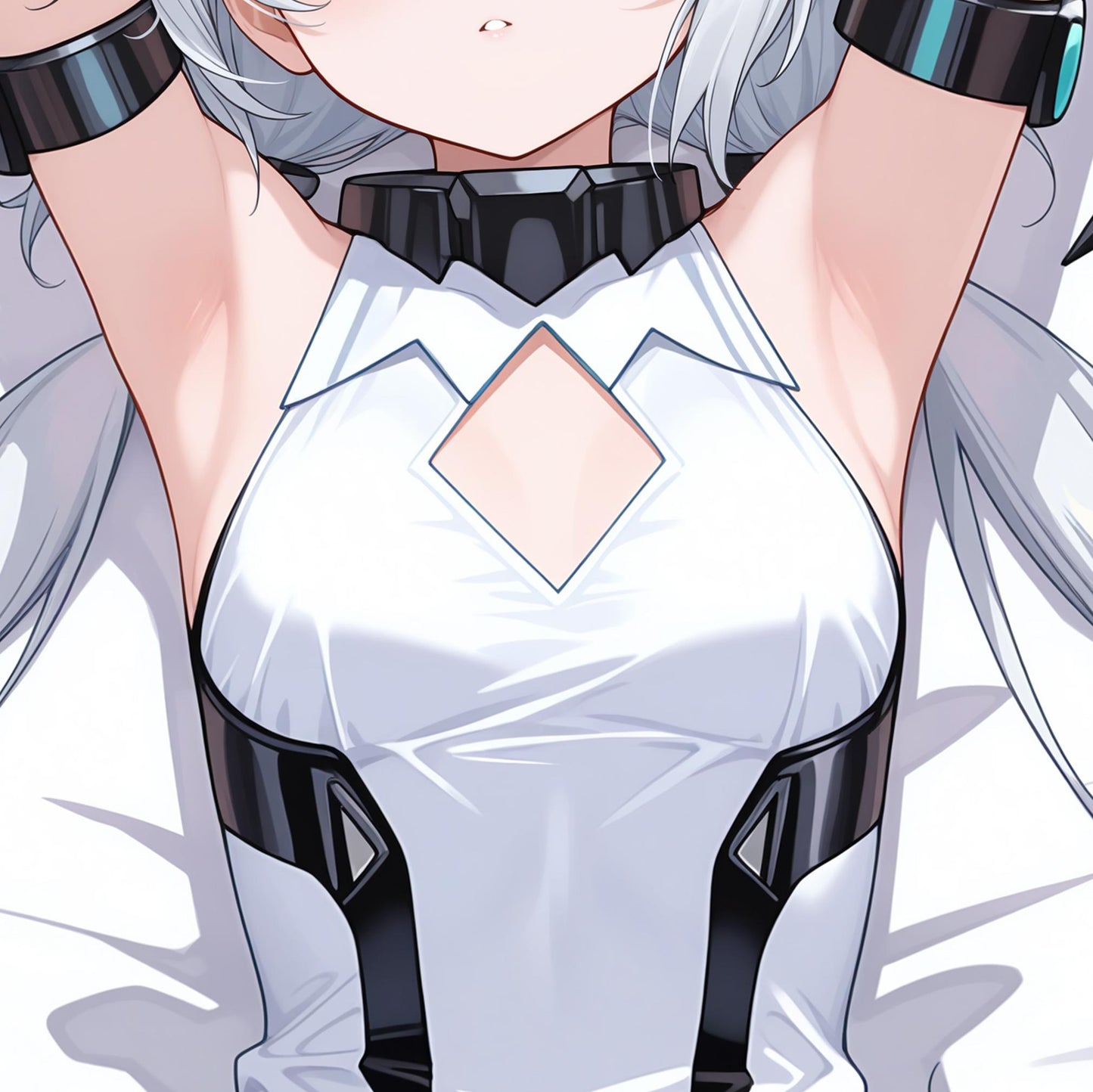 Domineering Cat  Arknights Rosmontis Pillow cover