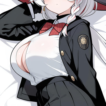 Domineering Cat Blue Archive Shirao Eri  Pillow cover