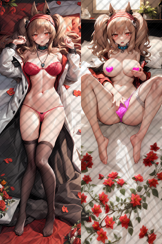 Domineering Cat Arknights Angelina Pillow cover