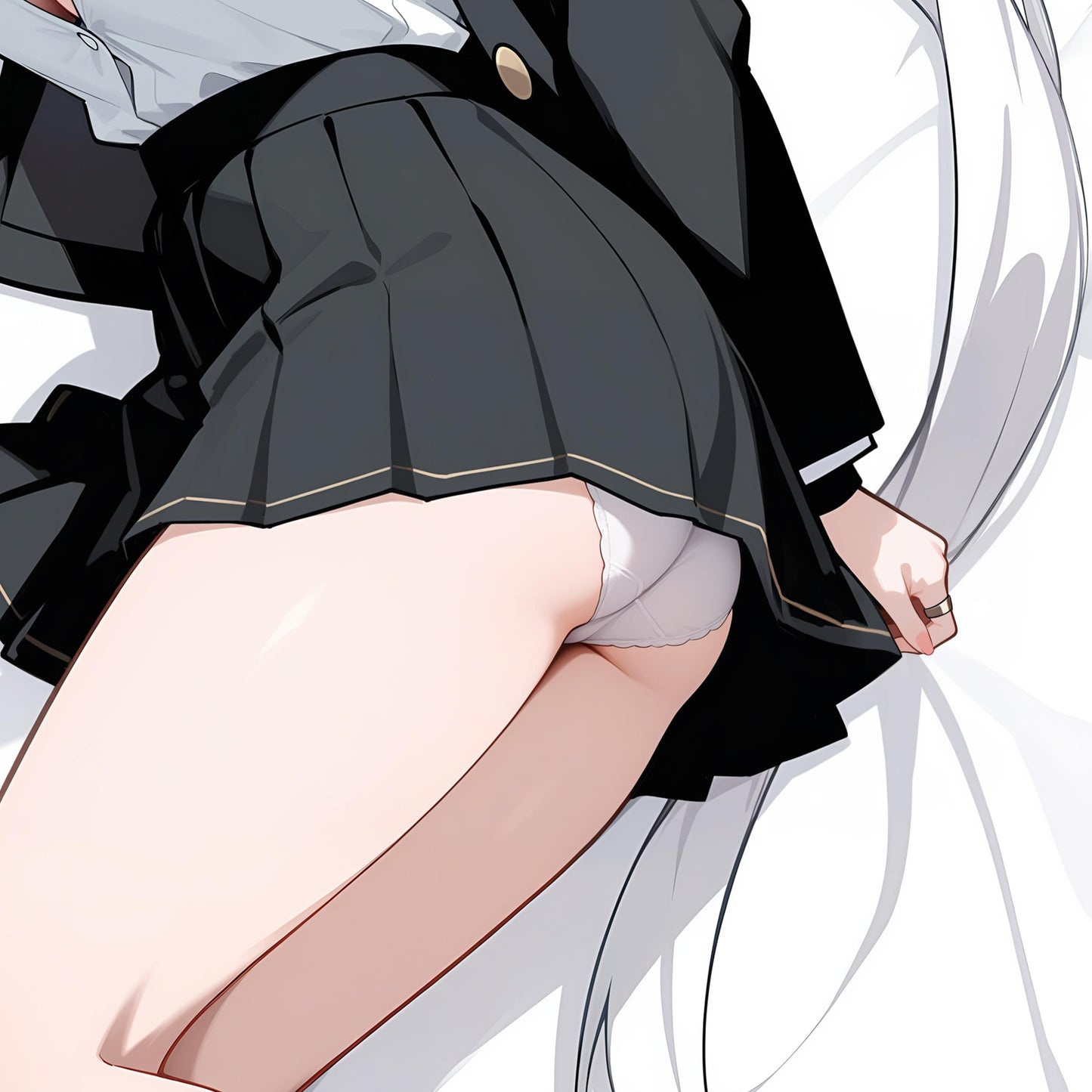 Domineering Cat Blue Archive Shirao Eri  Pillow cover