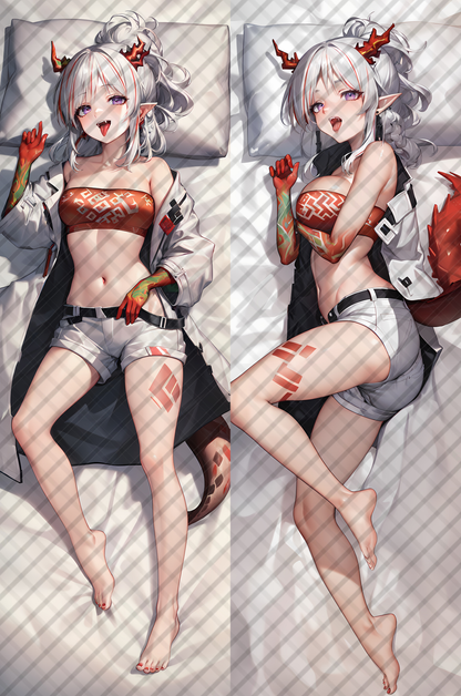 Domineering Cat Arknights Nian Pillow cover