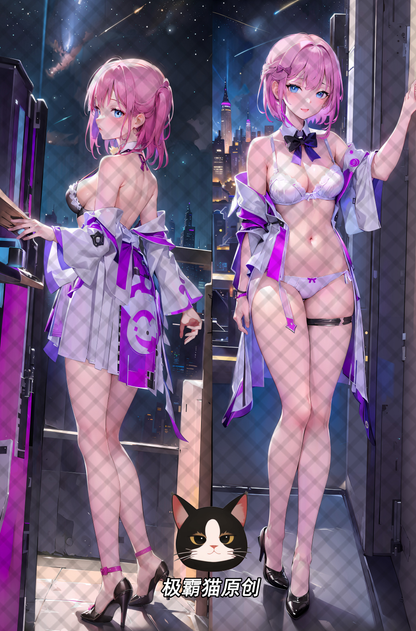 Domineering Cat Honkai：Star Rail  Asta Pillow cover