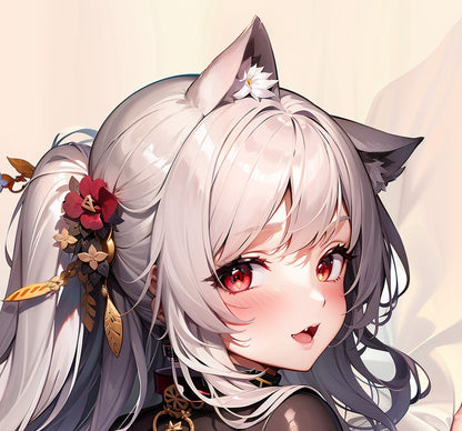 Domineering Cat Azur Lane IJN Yūdachi Pillow cover
