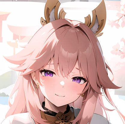 Domineering Cat Genshin Impact Yae Miko Pillow cover